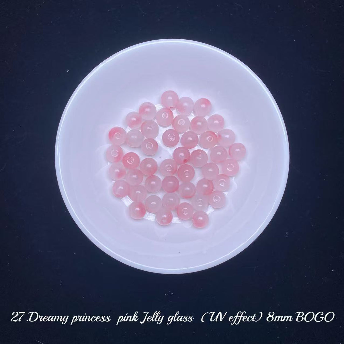 One bowl crystal bead- Felicity-can make 6pcs bracelets 10.6