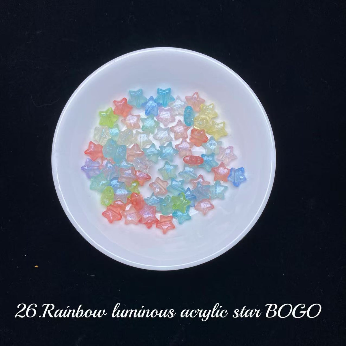 One bowl crystal bead- Felicity-can make 6pcs bracelets 9.25