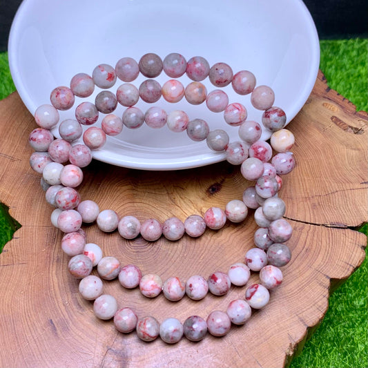 Cinnabar Raw bracelet 6mm 1pc (SL59)