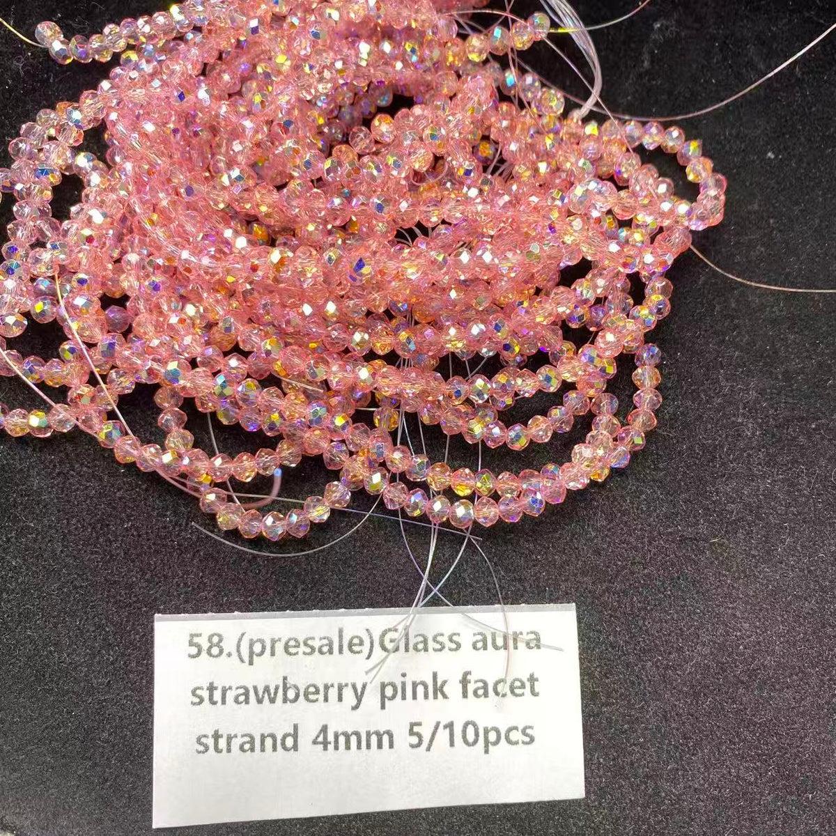 One bowl crystal bead- Felicity-can make 6pcs bracelets 10.7