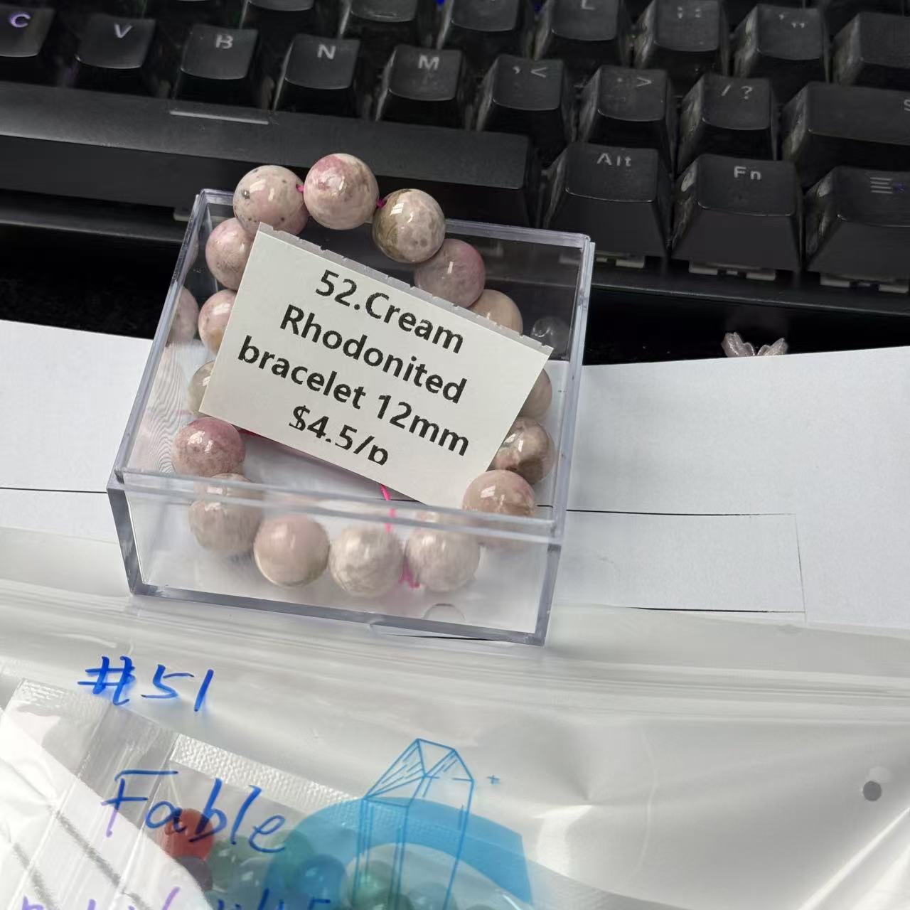 One bowl crystal bead- Felicity01-can make 6pcs bracelets 2.27