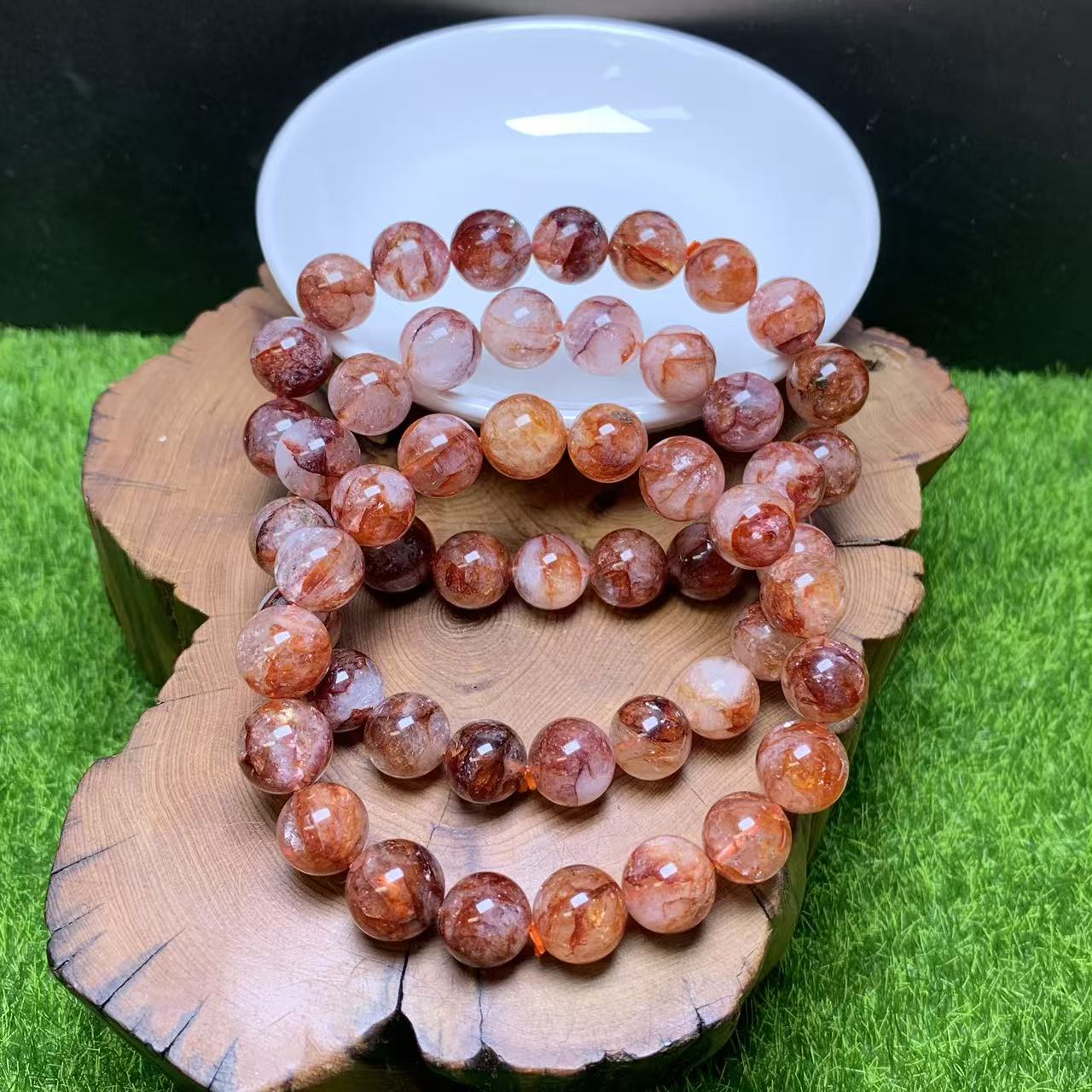 Fire Quartz bracelet 1pc (8mm-15mm)