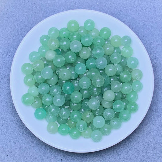 Green Aventurine  BUY 1 GET 1 FREE bead 132pcs_ 8mm 1 bowl（BOGO51）