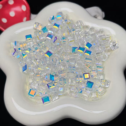 Angel Aura Cube Glass Bead 7mm(GL 2)