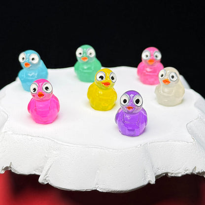 Luminous Big Eye Duck Mini Figurine