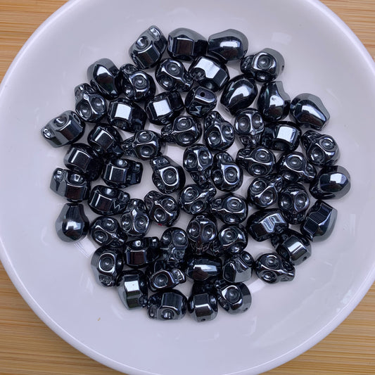 Hematite Skull 8*10MM bead 108pcs_ 1 bowl(HEM17)