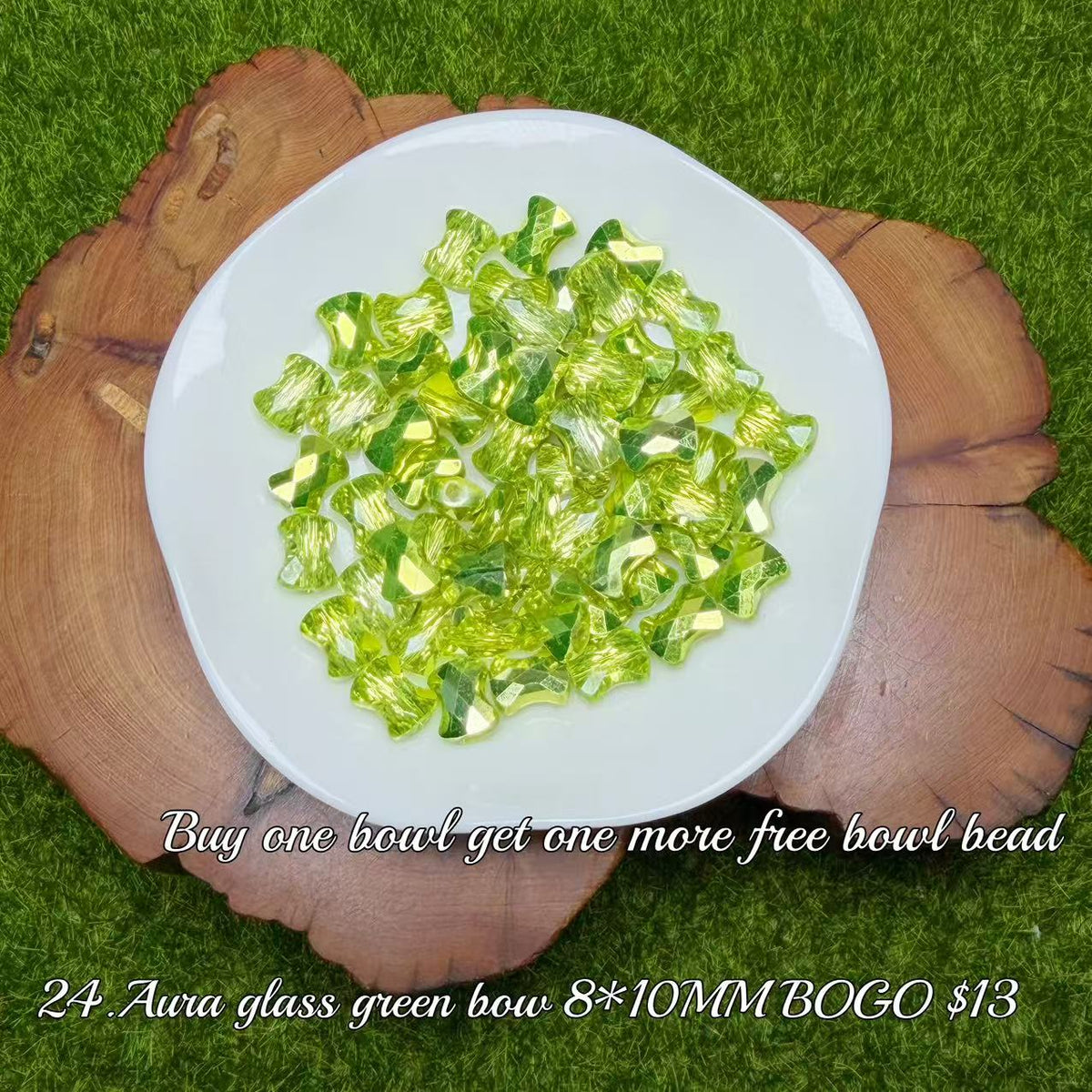 One bowl crystal bead- travis00-can make 6pcs bracelets 10.4