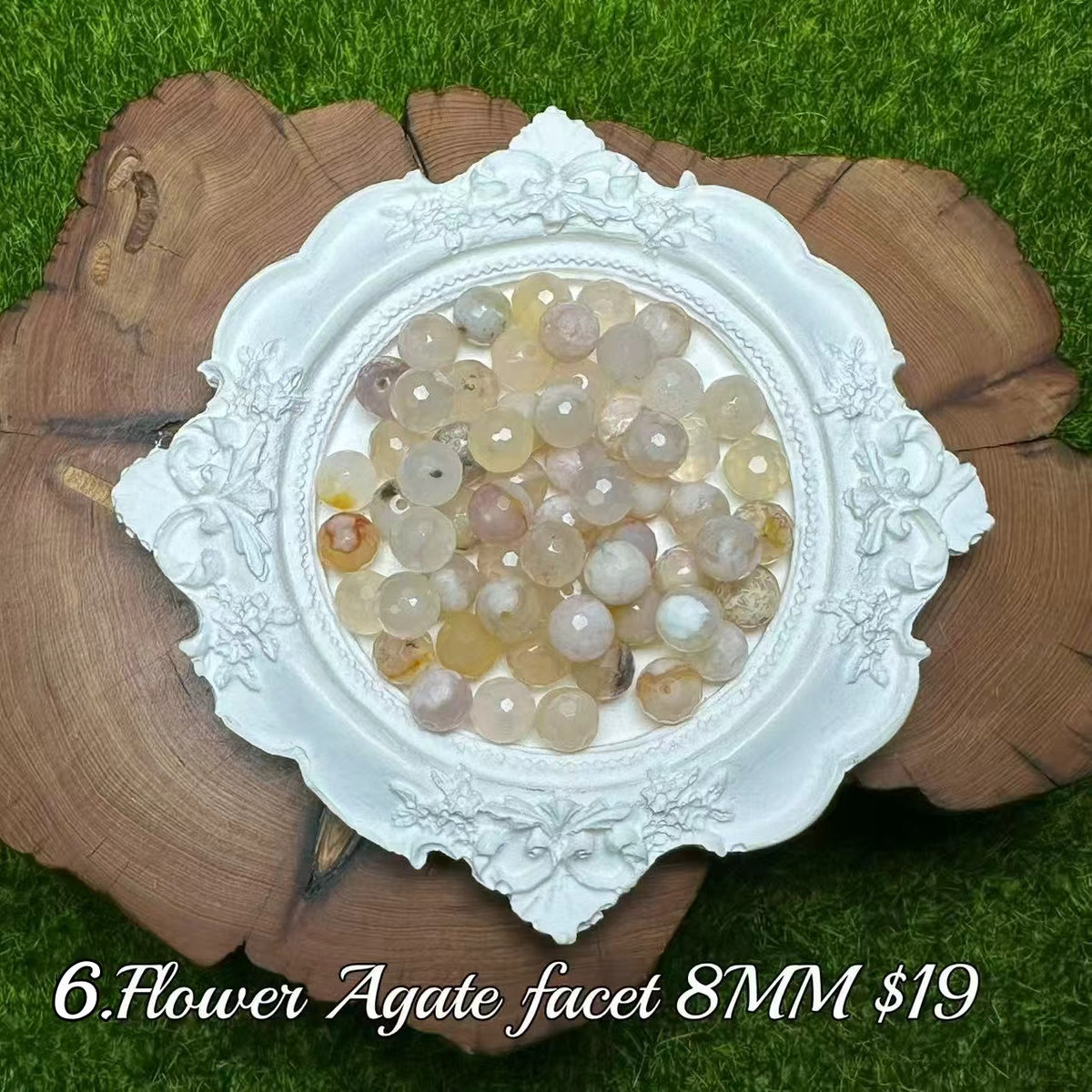 One bowl crystal bead- Felicity-can make 6pcs bracelets 10.6