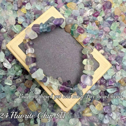 One bowl crystal bead- Felicity-can make 6pcs bracelets 8.6