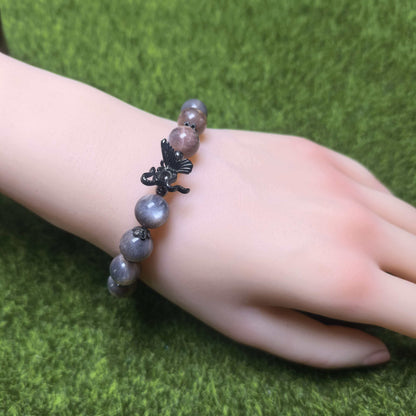 Schmetterling Mondstein Armband 1 Stk. (SL1090)