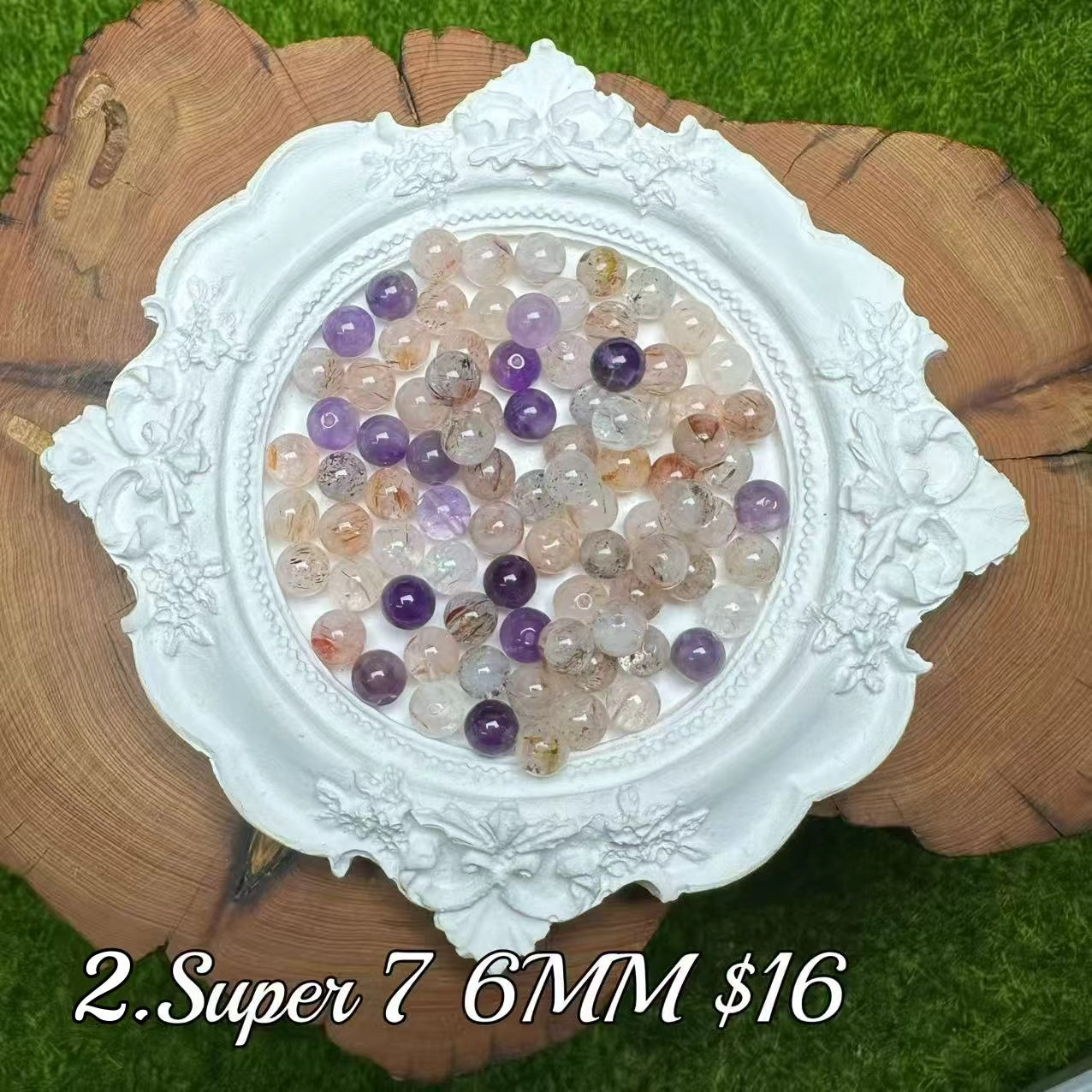 One bowl crystal bead- Felicity-can make 6pcs bracelets 6.22