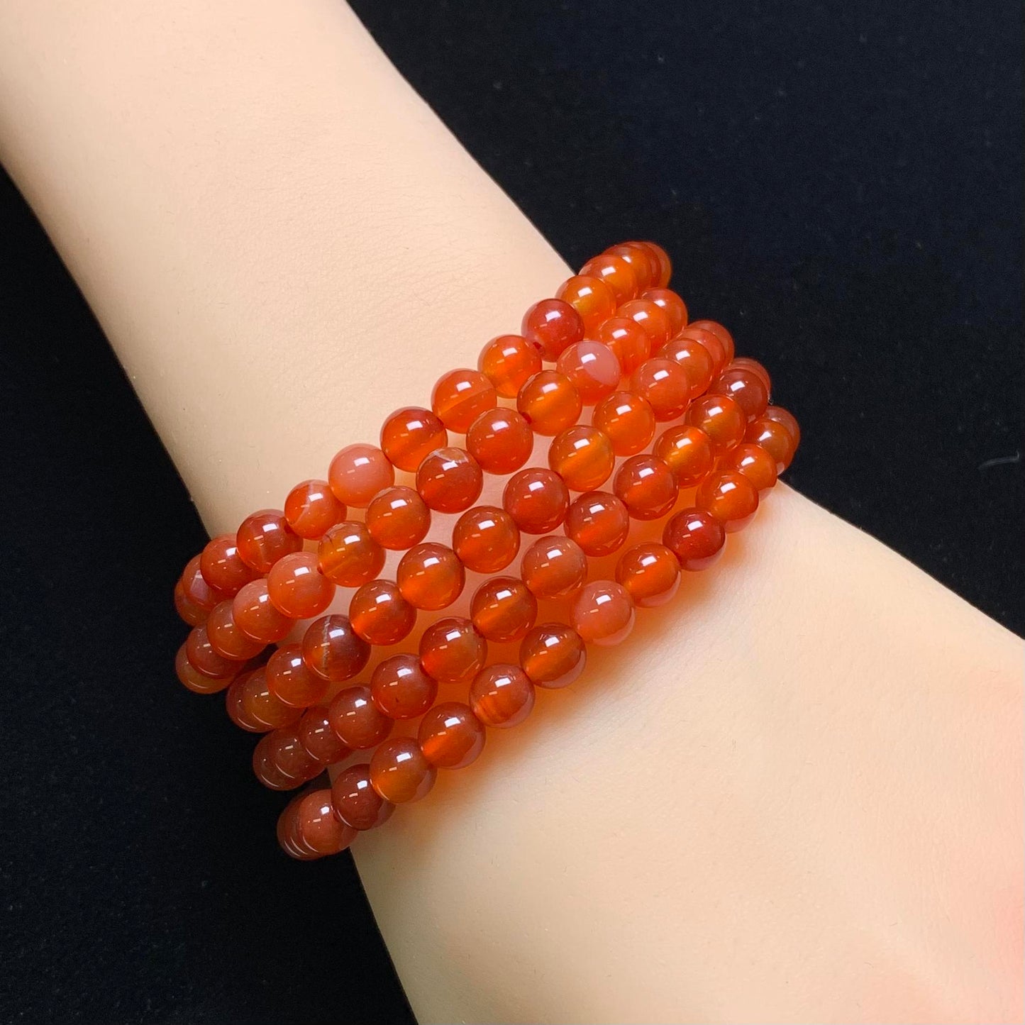 Carnelian bracelet 6mm 1pc(SL37)