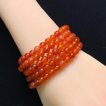 Carnelian bracelet 6mm 1pc(SL37)