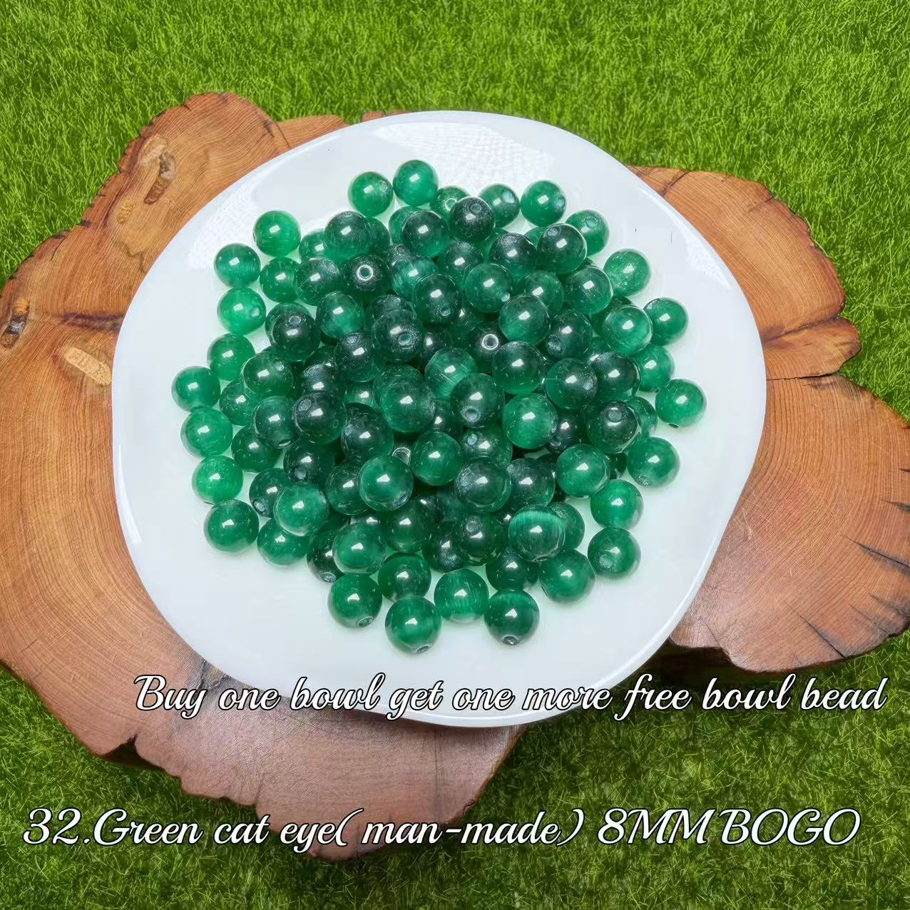 One bowl crystal bead- Felicity-can make 6pcs bracelets 8.22