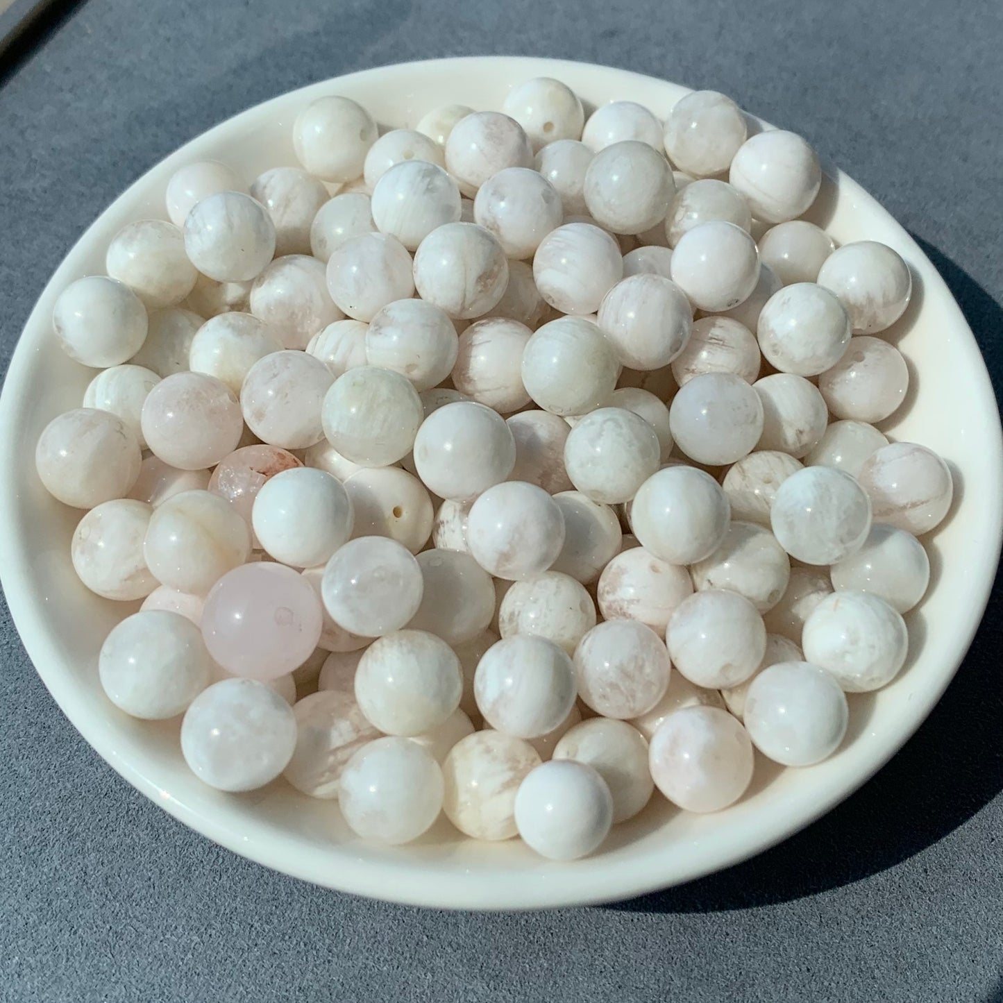 Snowflake Garden Quartz  bead 120pcs_ 9mm/1bowl  (VIP96)