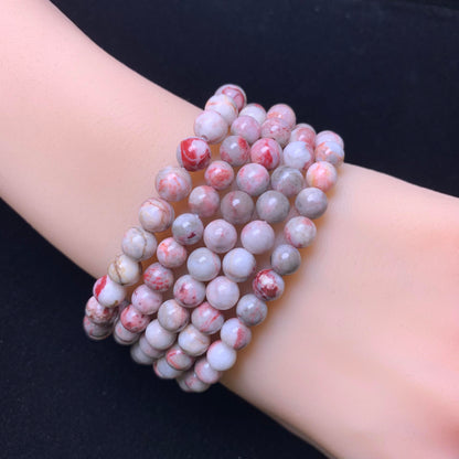 Cinnabar Raw bracelet 6mm 1pc (SL59)