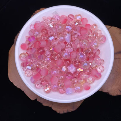1 tazón (60g) de cuentas brillantes mixtas--felicidad