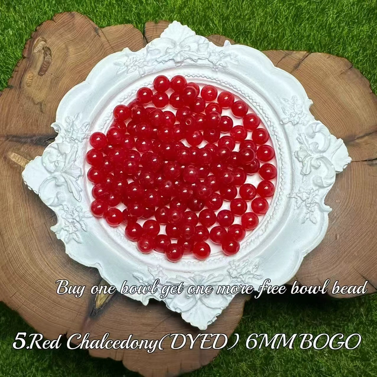 One bowl crystal bead- Felicity-can make 6pcs bracelets  6.6