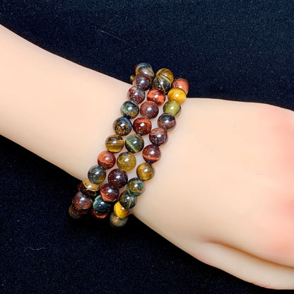 Rainbow Tiger Eye bracelet 8mm 1pc(SL889)