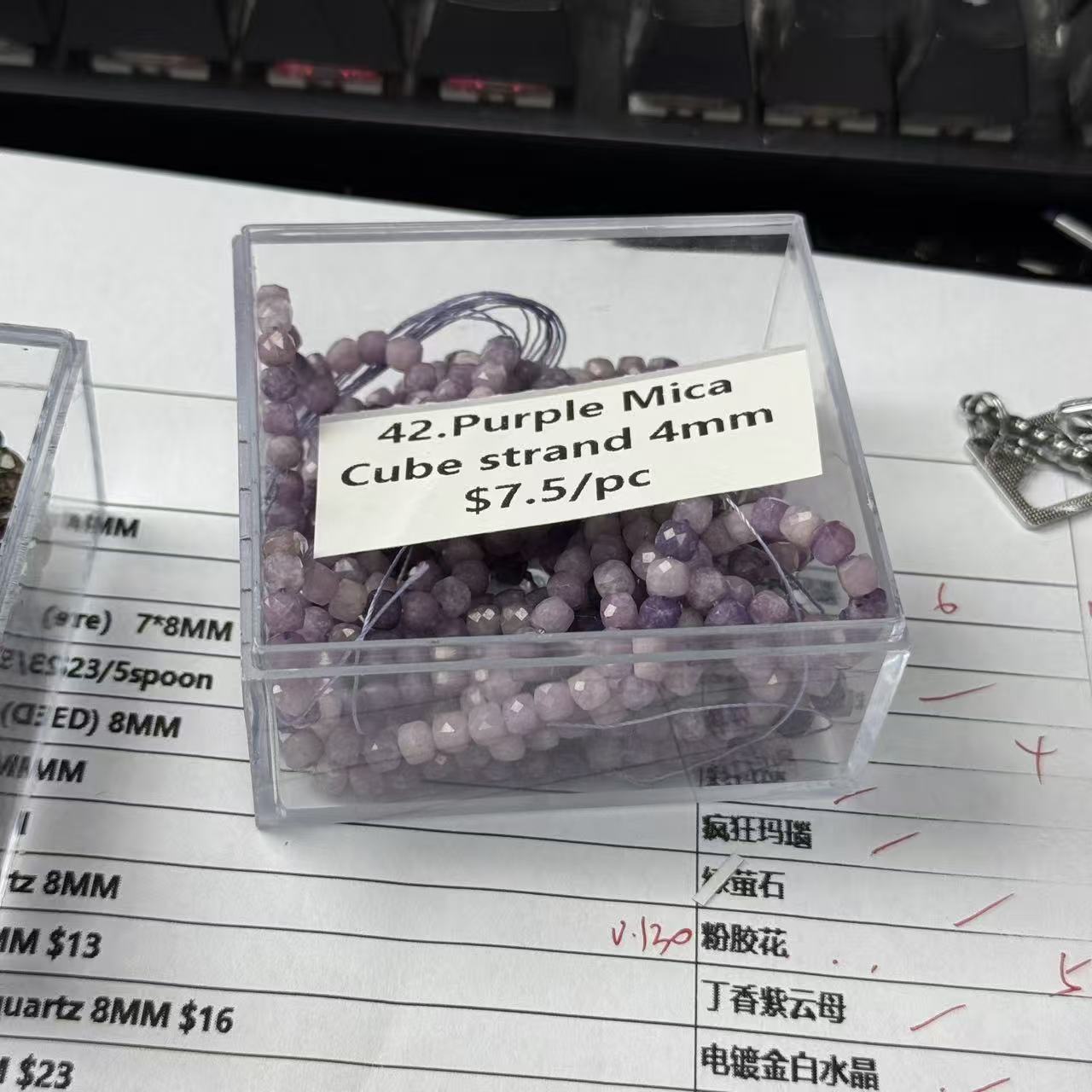 One bowl crystal bead- Felicity01-can make 6pcs bracelets 2.5