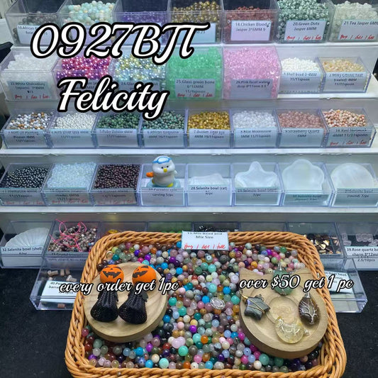 One bowl crystal bead- Felicity-can make 6pcs bracelets 9.27