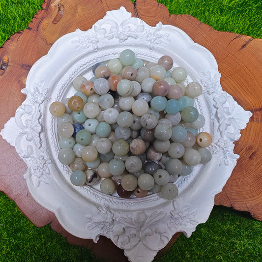 Rainbow Amazonite BUY 1 GET 1 FREE crystal bead 168pcs_ 1 bowl 6mm（BOGO63）