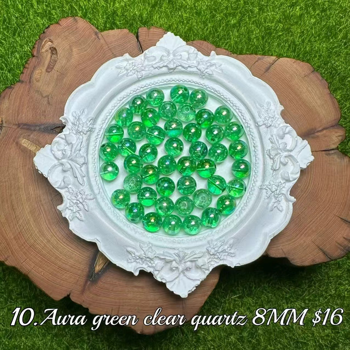 One bowl crystal bead- Felicity-can make 6pcs bracelets 9.30