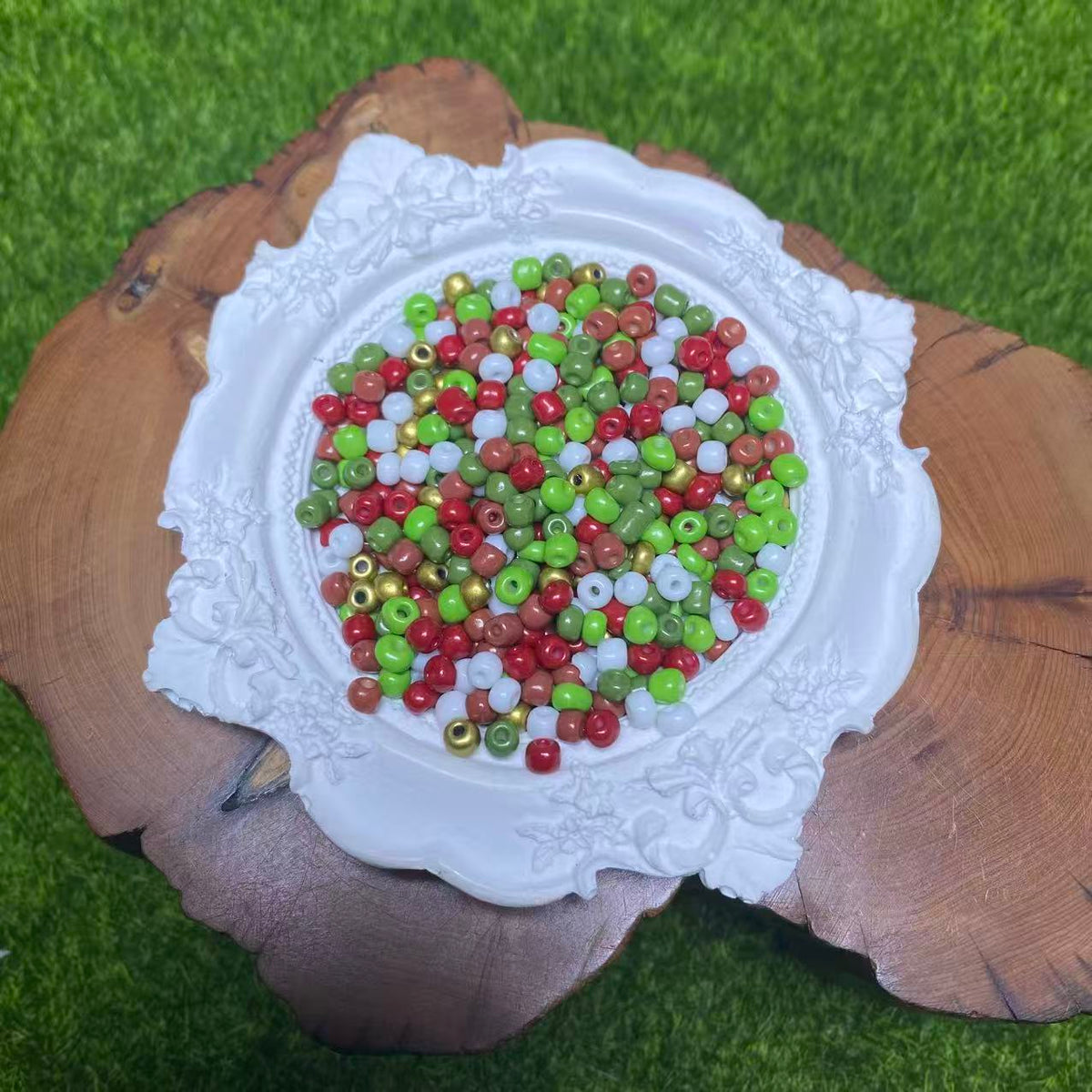 1 Bowl(60g) of Shiny Mix Beads--felicity
