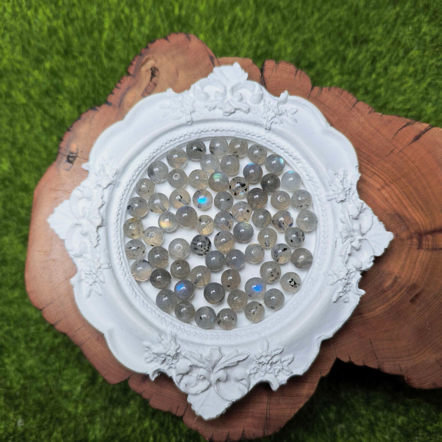Labradorite bead 168pcs_ 1 bowl 6mm(SIX35)