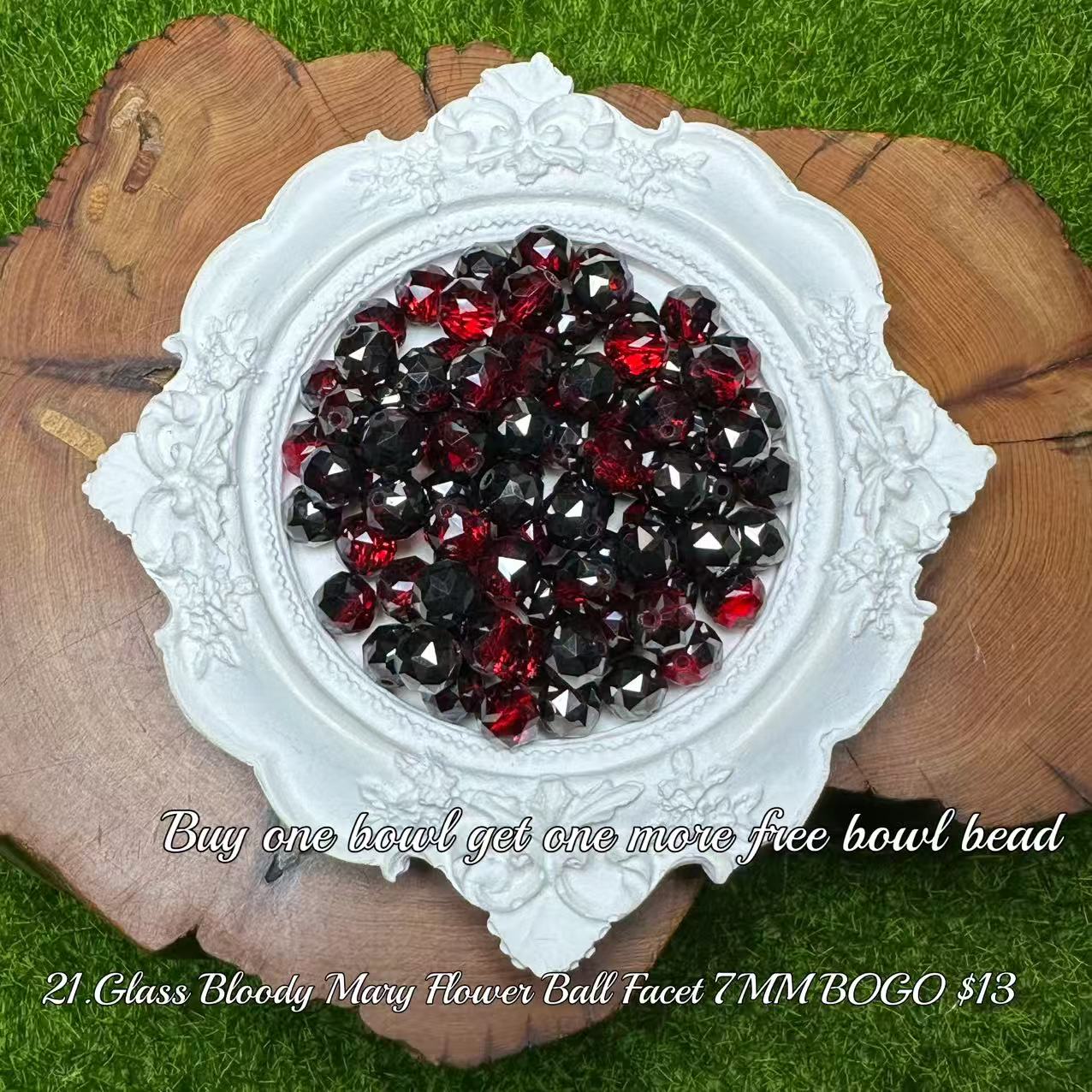 One bowl crystal bead- Felicity-can make 6pcs bracelets 7.14