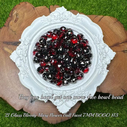 One bowl crystal bead- Felicity-can make 6pcs bracelets 7.14