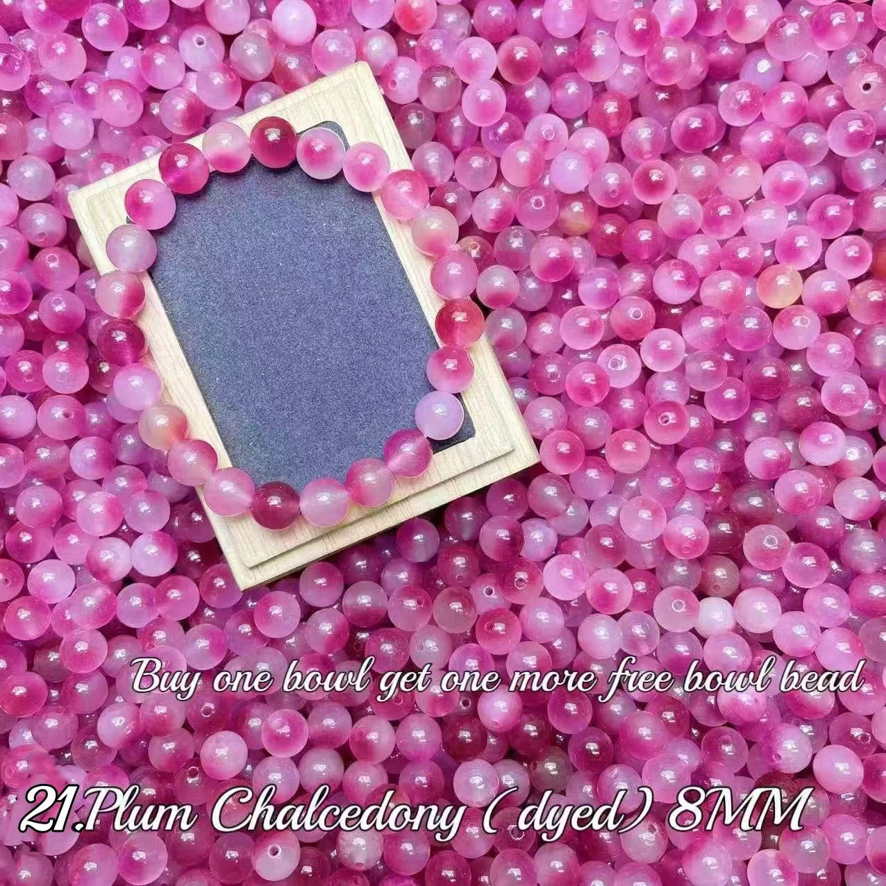 One bowl crystal bead- Felicity-can make 6pcs bracelets 6.11