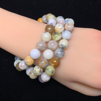 White opal bracelet 10mm 1pc(SL86)