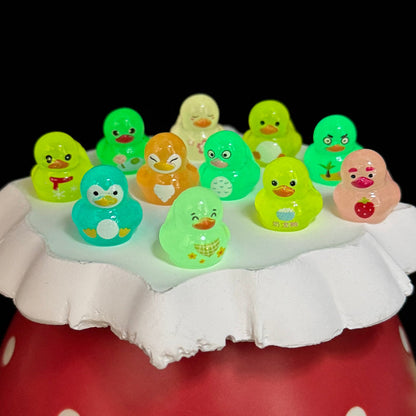Funny Luminous Duck Mini Figurine