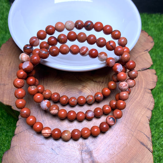 Red Jasper bracelet 6mm 1pc (SL24)