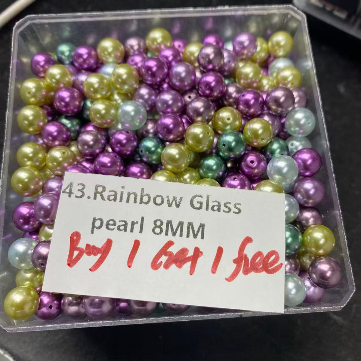 One bowl crystal bead- Felicity-can make 6pcs bracelets 10.6