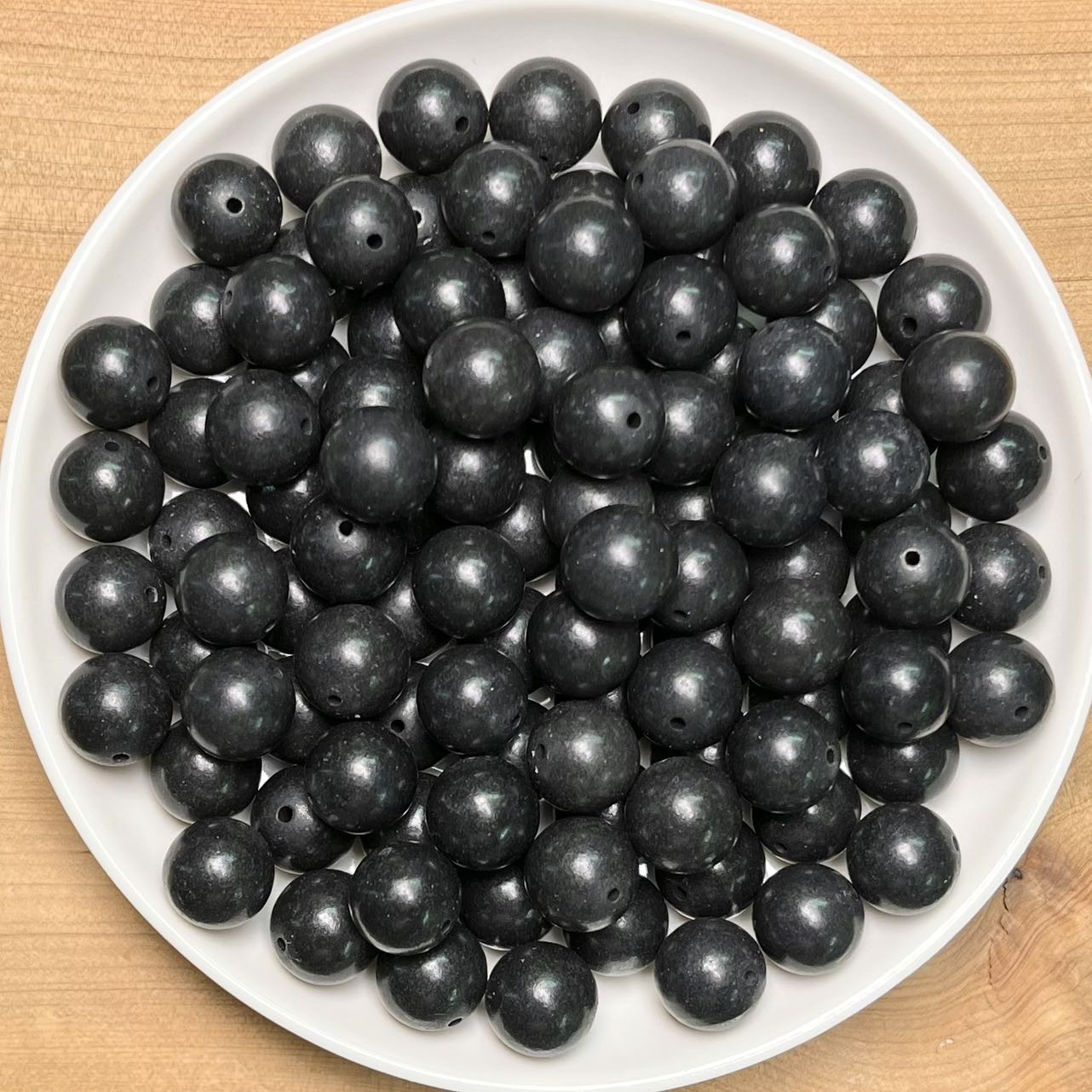 Shungite bead 108pcs_ 1 bowl 10mm(VIP38)