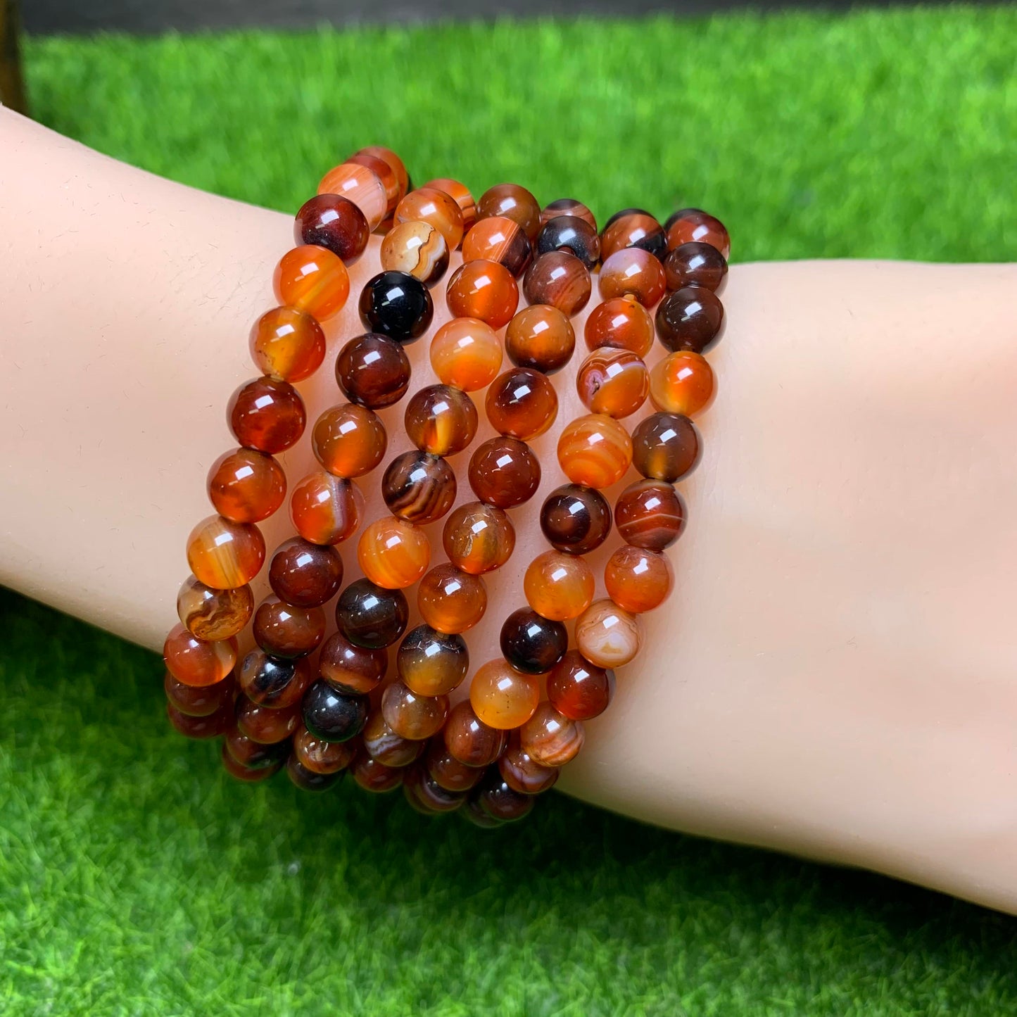 Sardonyx bracelet 6mm 1pc(SL35)