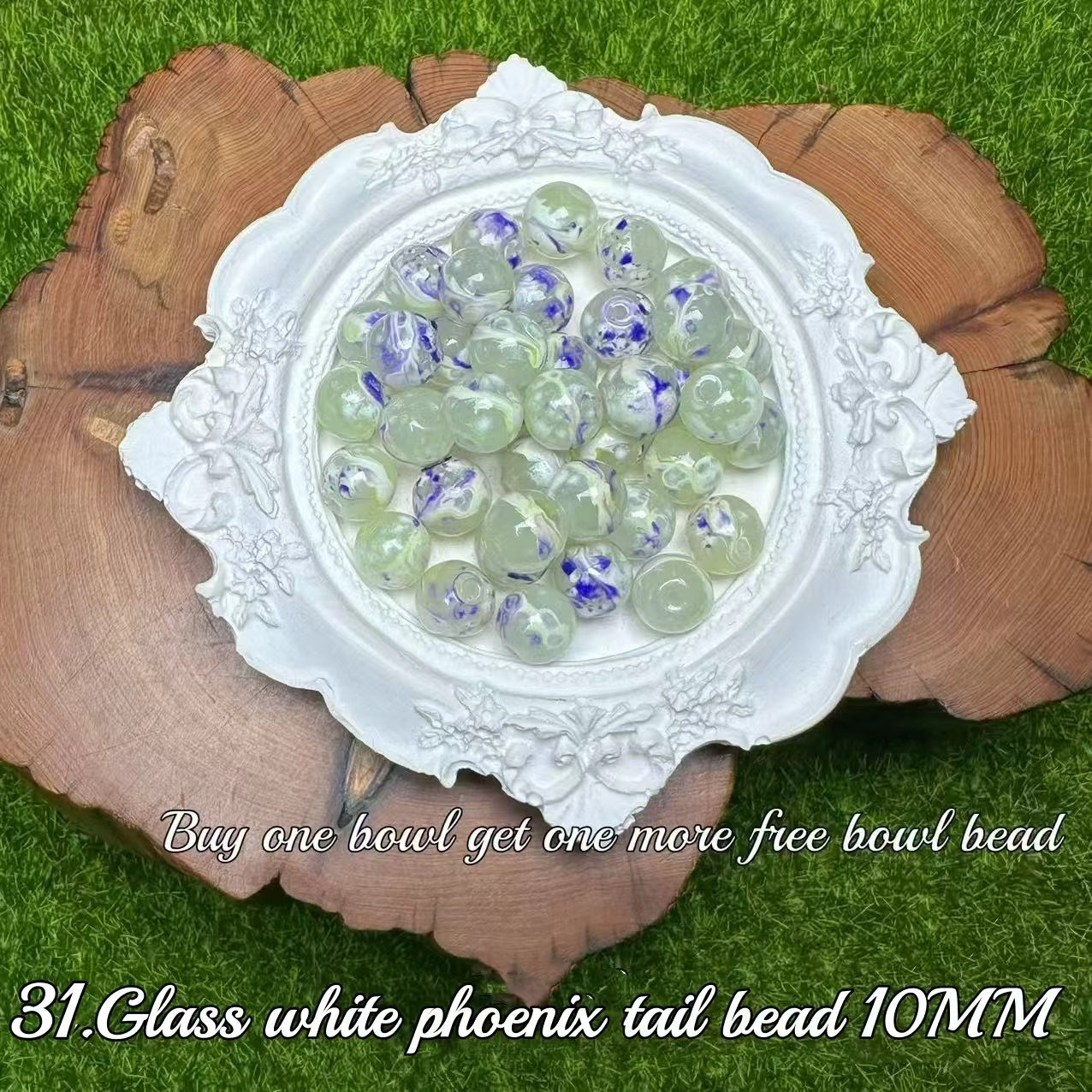 One bowl crystal bead- Felicity-can make 6pcs bracelets  6.6