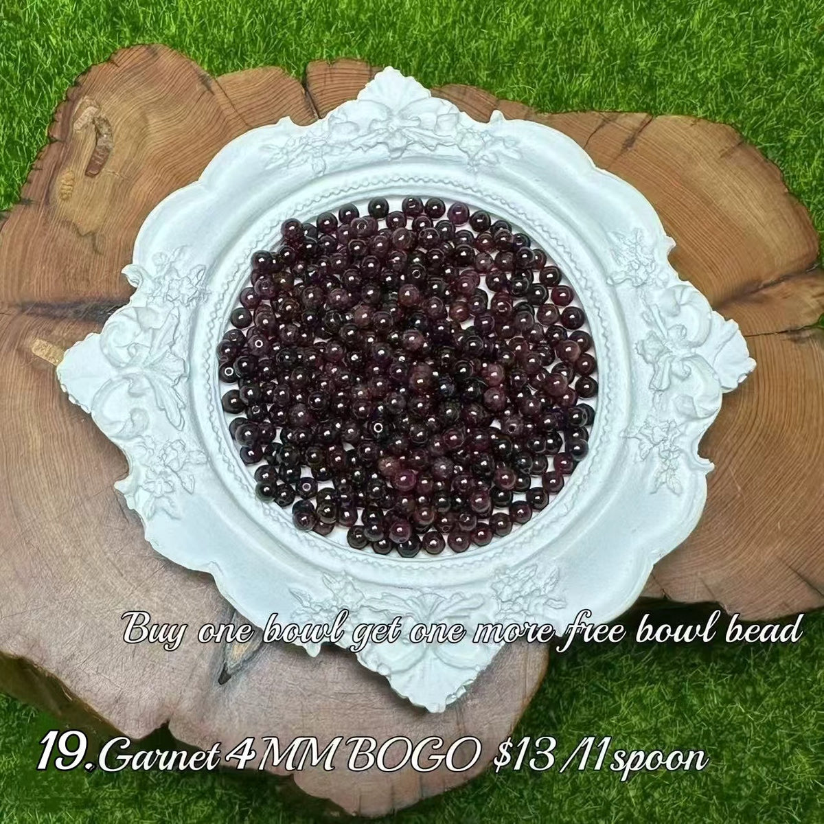 One bowl crystal bead- Felicity-can make 6pcs bracelets 9.27
