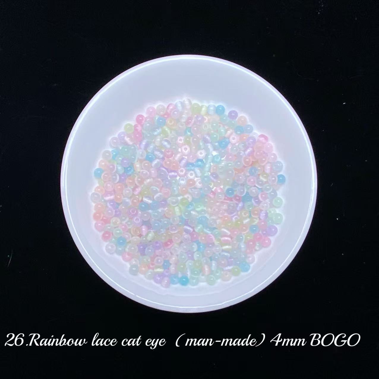 One bowl crystal bead- Felicity-can make 6pcs bracelets 8.25