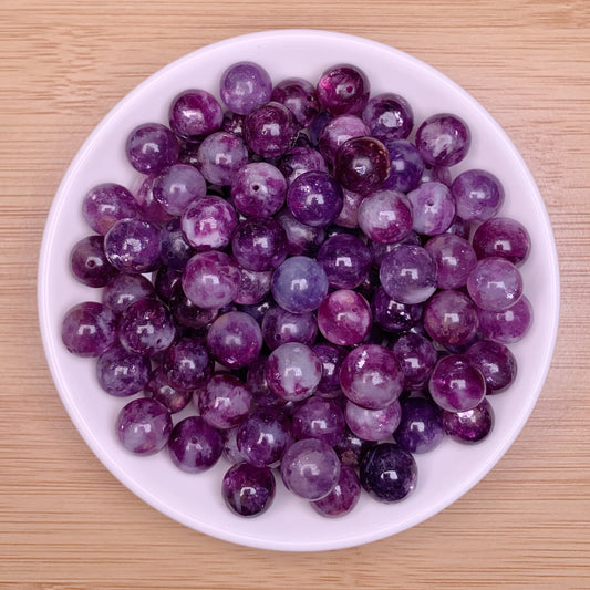 Purple Emerald Quartz bead 90pcs_ 1 bowl 10mm(VIP65)