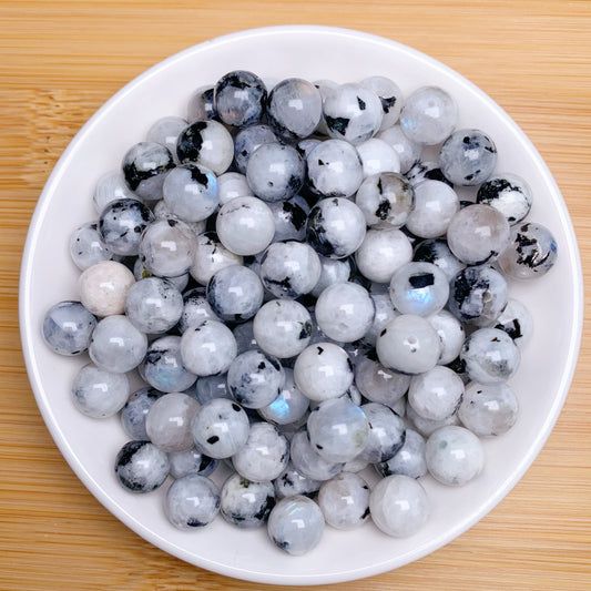 Rainbow moonstone bead 108pcs_ 1 bowl 10mm(VIP62)