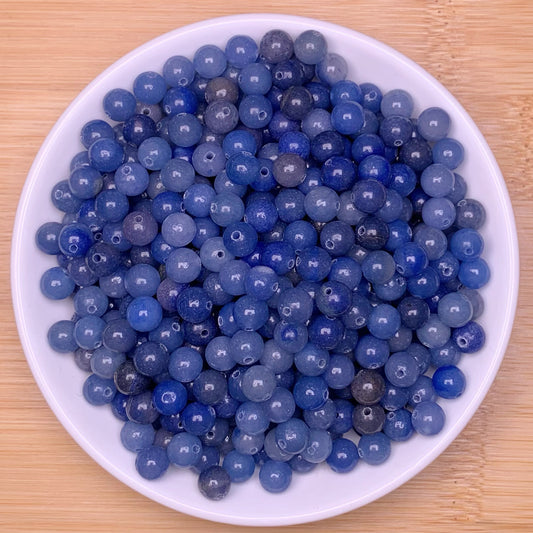 Blue Aventurine bead 168pcs_ 1 bowl 6mm(SIX21)