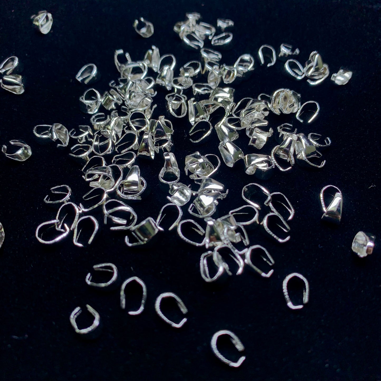 Melon seed buckle(silver color) 200PCS