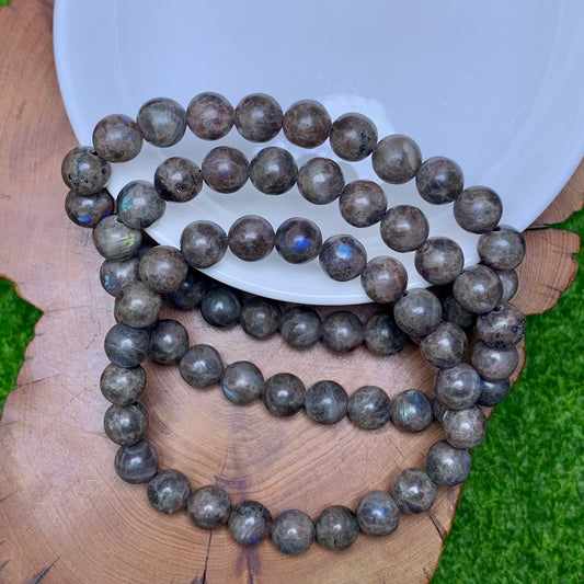 Black Moonstone bracelet 8mm 1pc(SL159)