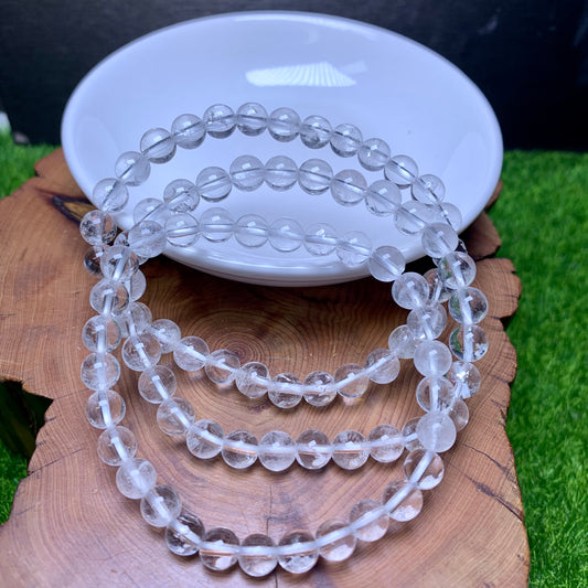 Clear quartz bracelet 6mm 1pc（SL194）
