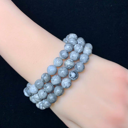 Picasso jasper bracelet 8mm 1pc(SL192)