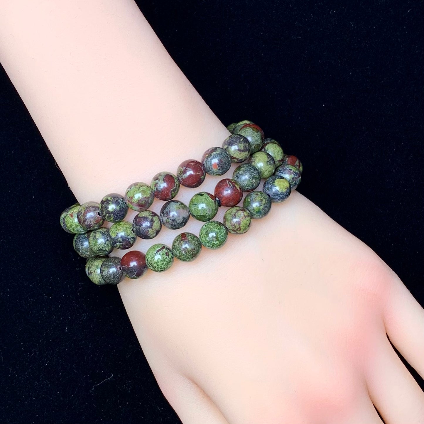 Dragon Blood Jasper Bracelet 8mm 1pc (SL217)