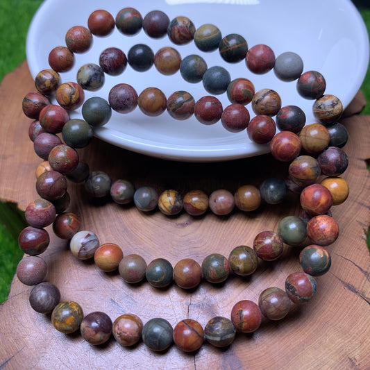 Cherry jasper bracelet 6mm 1pc(SL175)